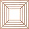 Ekena Millwork Raven Wood Fretwork Pierced Ceiling Medallion, Cherry, 40"OD x 14 5/8"ID x 1/4"T CMWP40X40X0250RACH - alternate 2